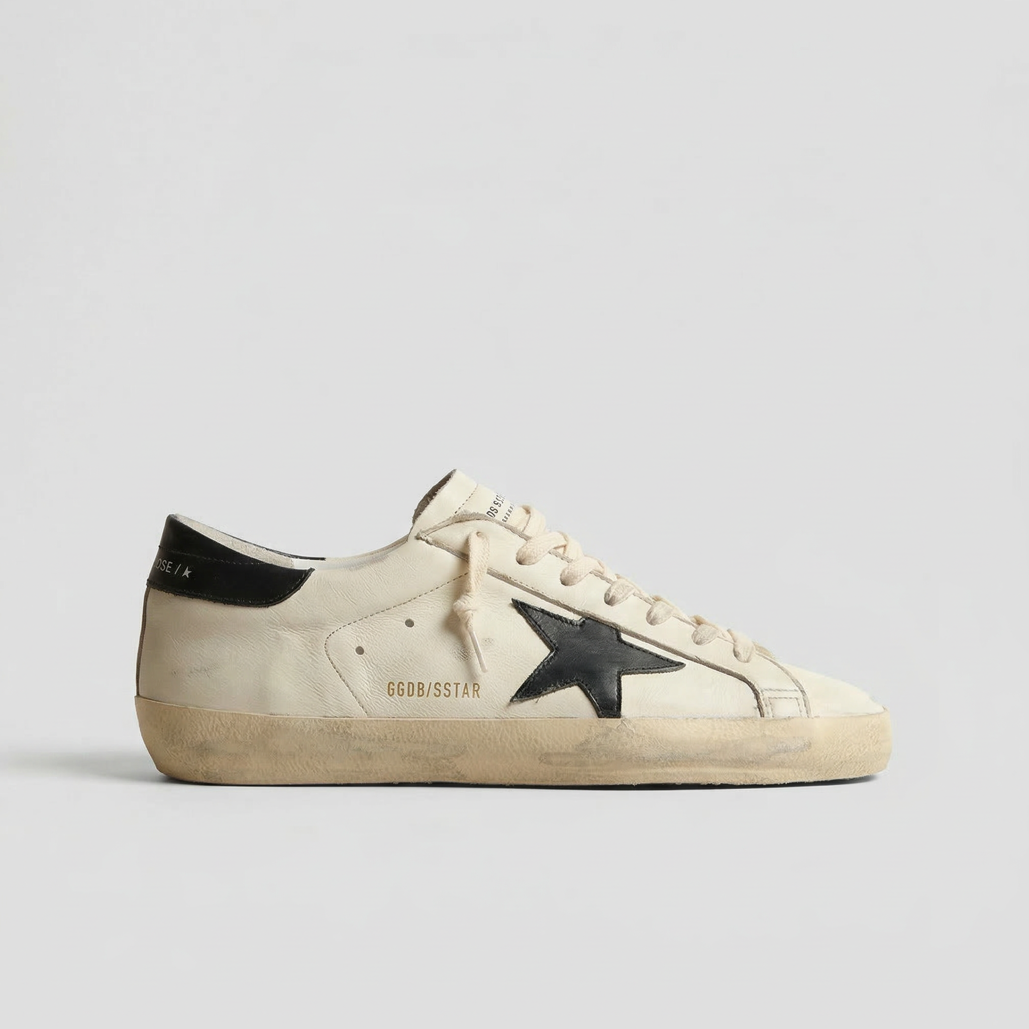 Golden Goose Super-Star Beige/ Night-Blue