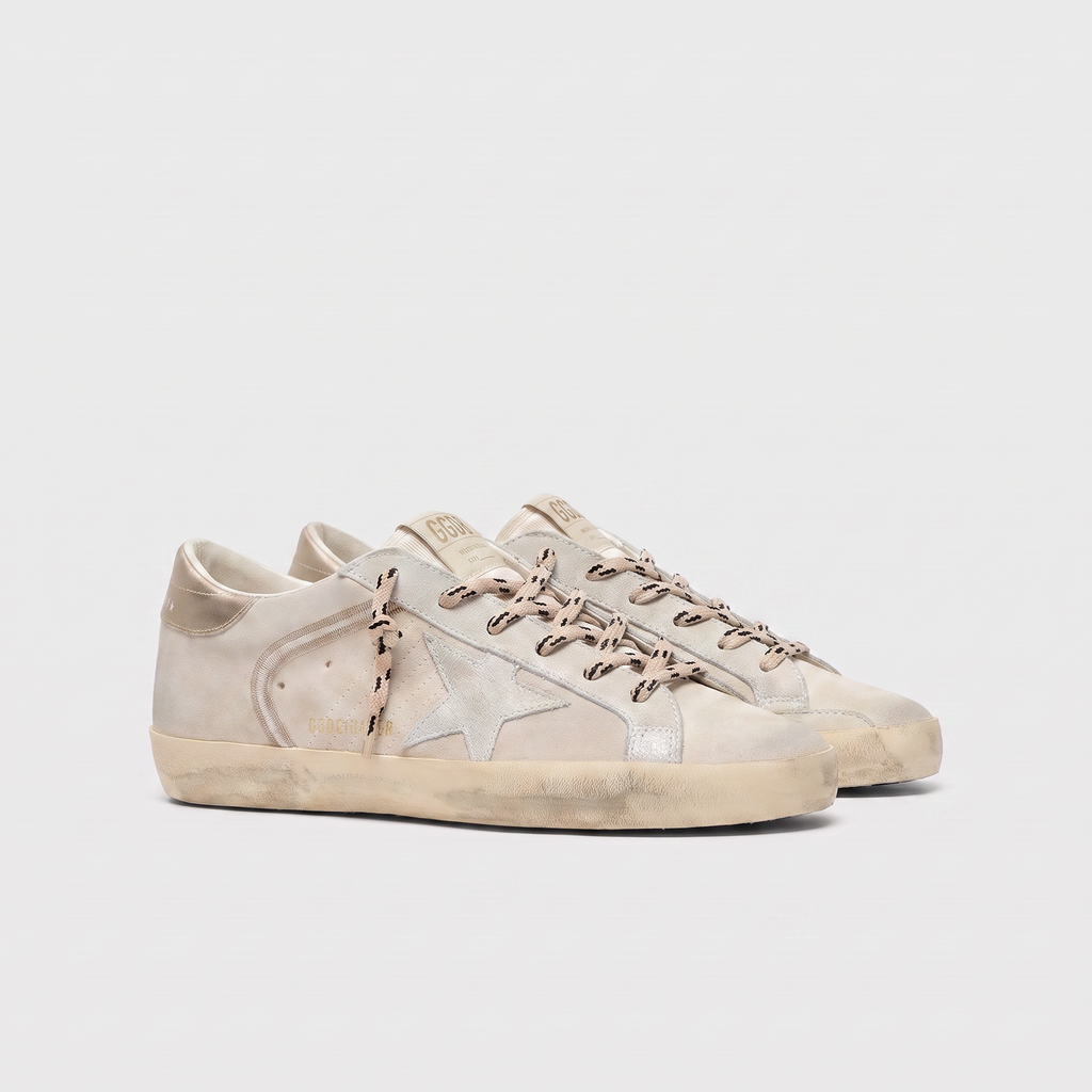 Golden Goose Super Star Beige/ Platinum