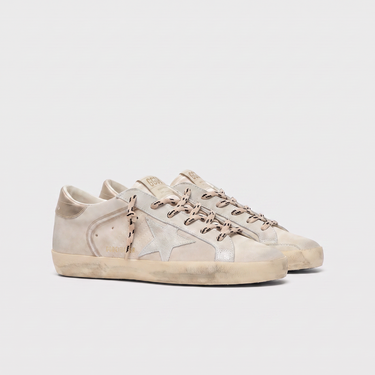 Golden Goose Super Star Beige/ Platinum