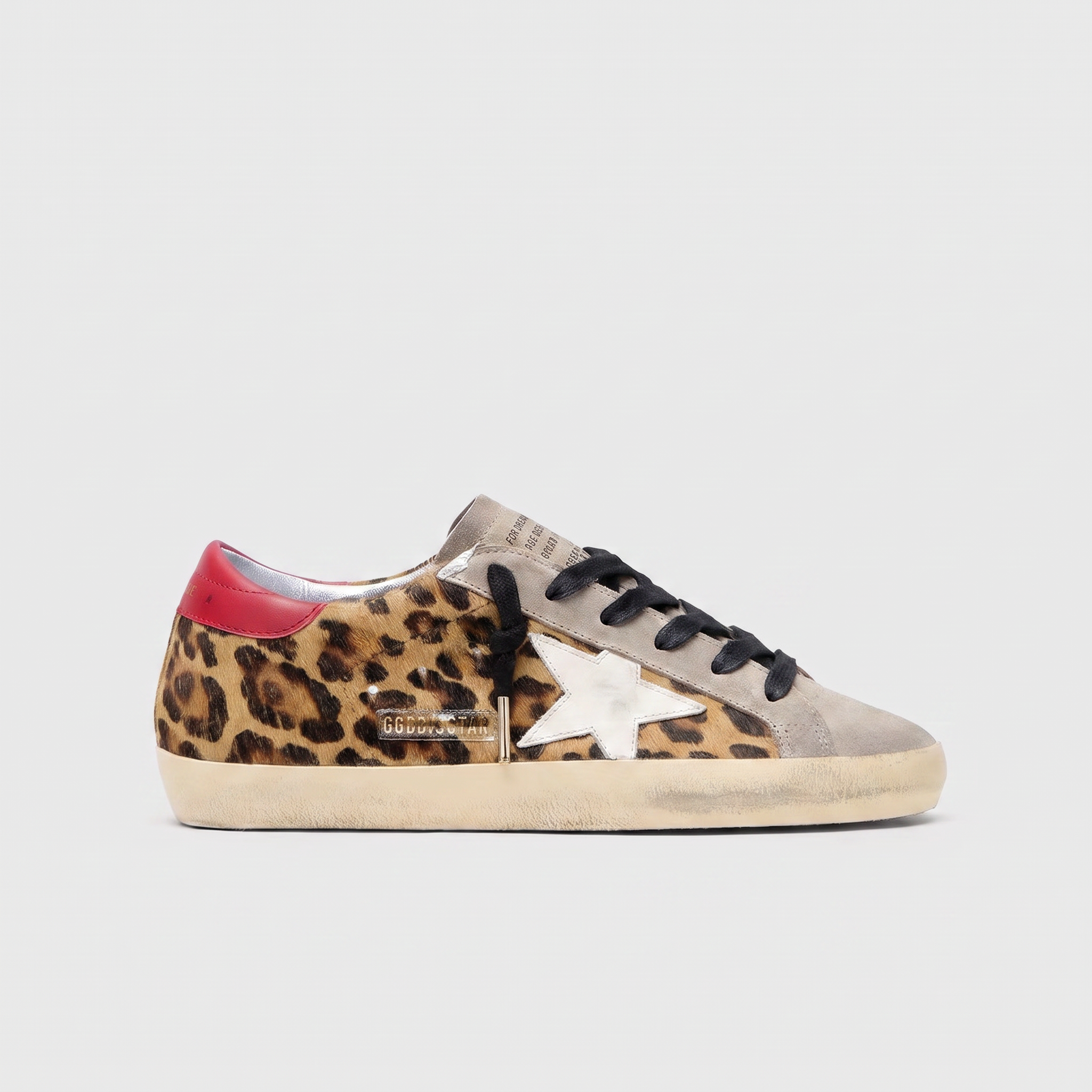 Golden Goose Super Star Leopard/ White/ Red