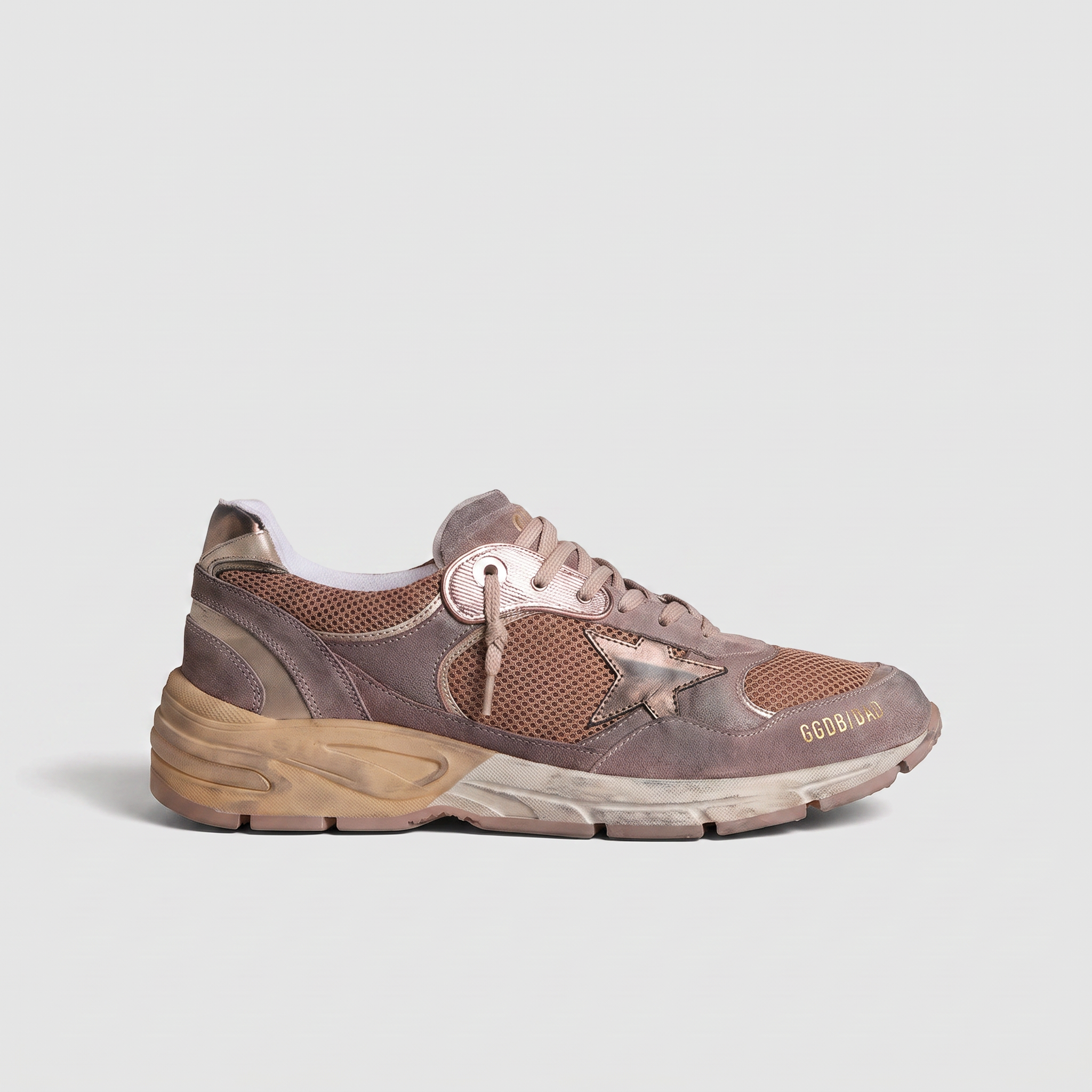 Golden Goose Dad-Star Lila/ Beige/ Canna Di