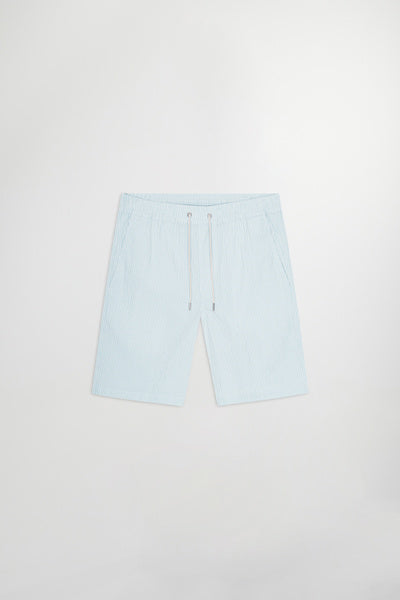 NN07 Gregor 5246 Shorts Sea Stripe