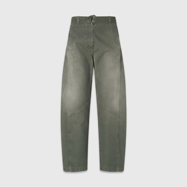 Halfboy Barrel Leg Trousers Ivy Green