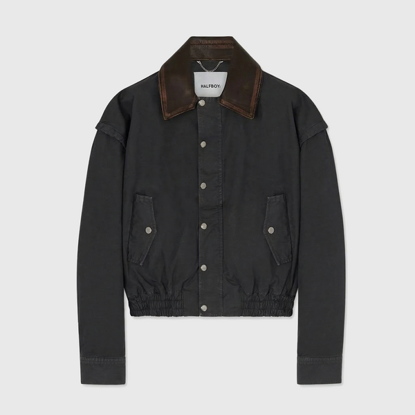 Halfboy Jet Set Bomber Jacket Mood Indigo