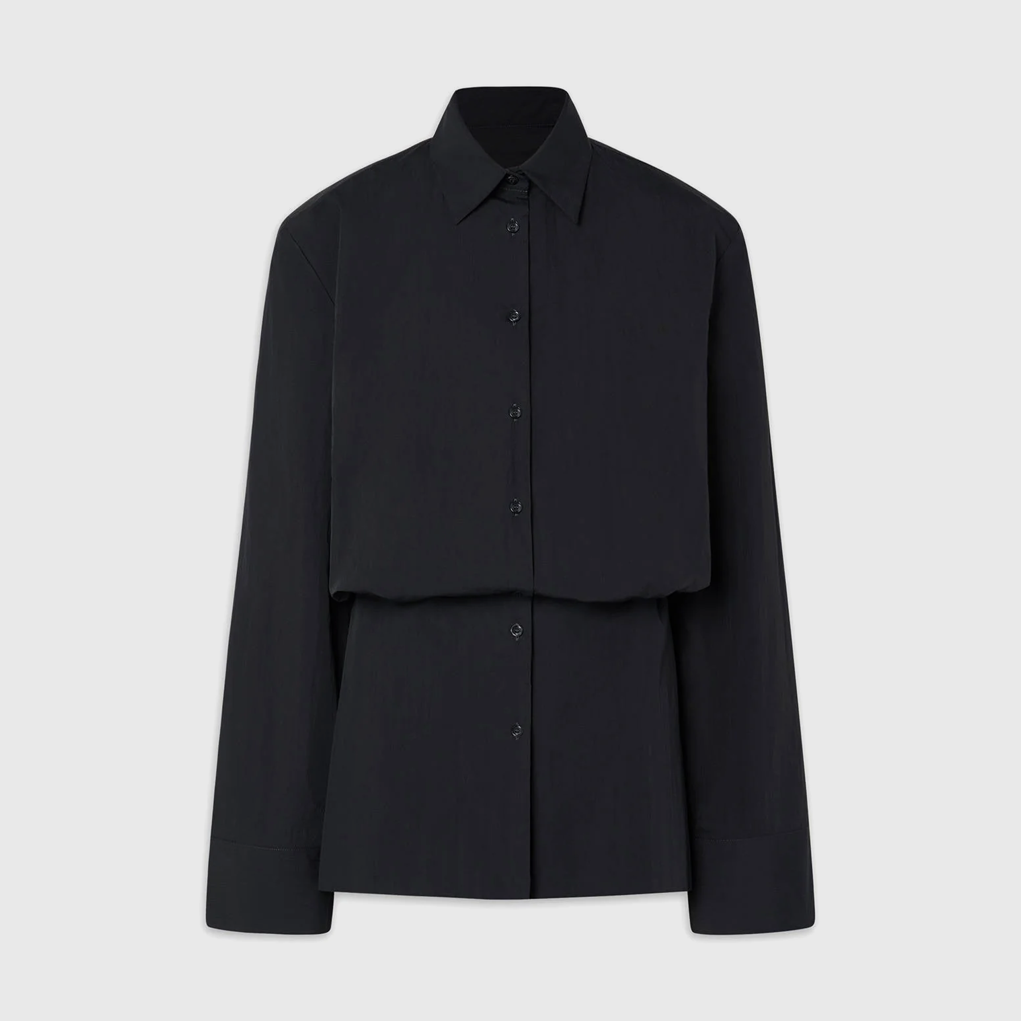Halfboy Shirt Dress Antracite