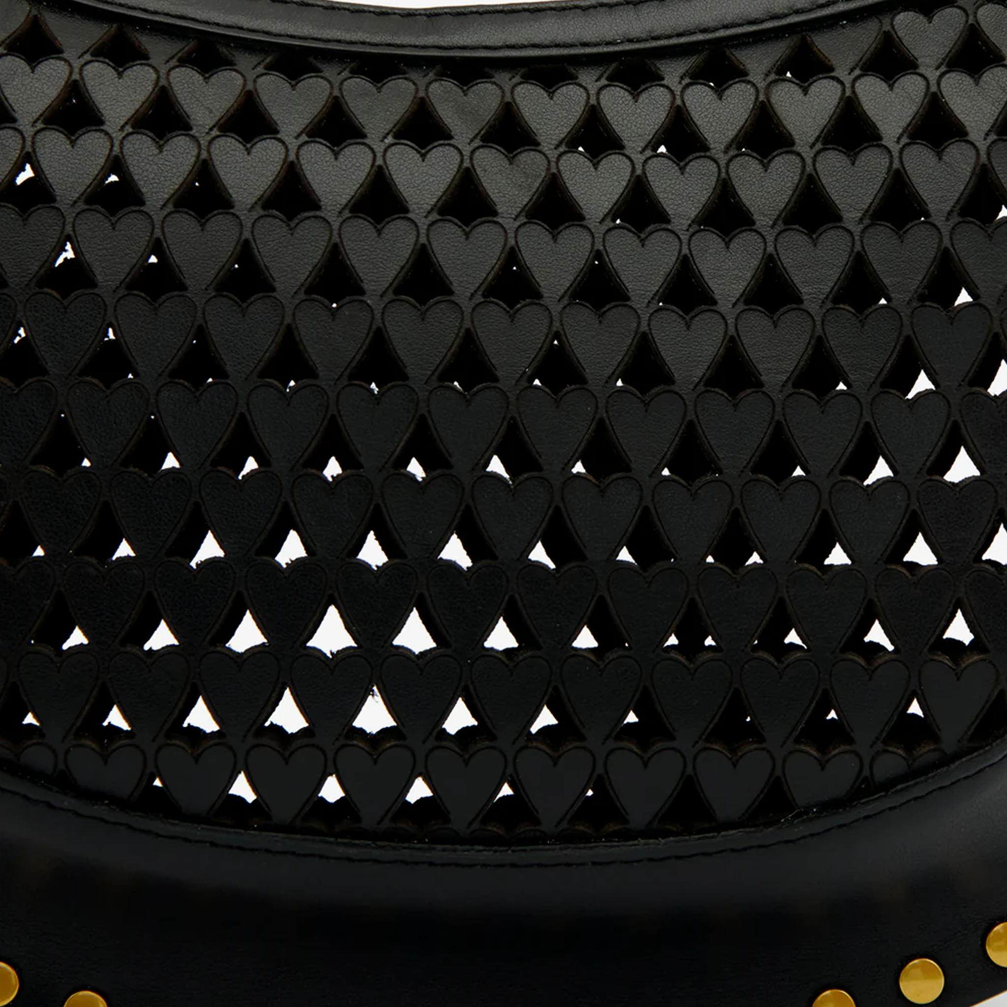 Isabel Marant Oskan Moon Bag Black Hearts