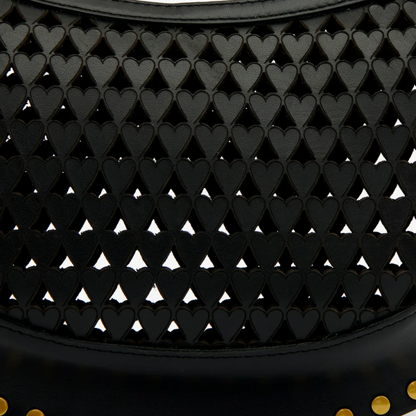 Isabel Marant Oskan Moon Bag Black Hearts