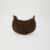 Isabel Marant Oskan Moon Bag Bronze Suede