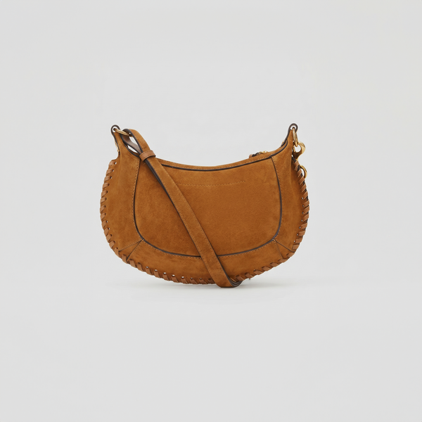 Isabel Marant Oskan Moon Bag Cognac Suede
