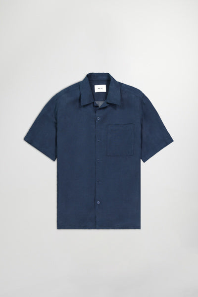 NN07 Julio 5731 SS Shirt Navy Blue