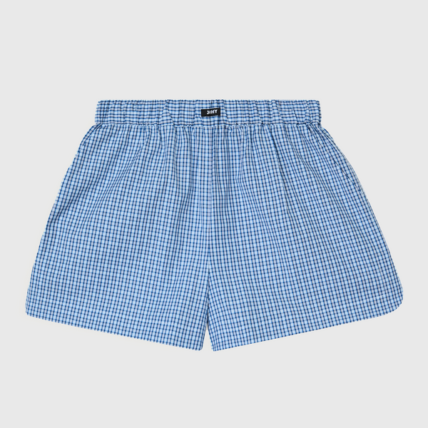 Johny Danny Boxer Shorts Blue Check 1
