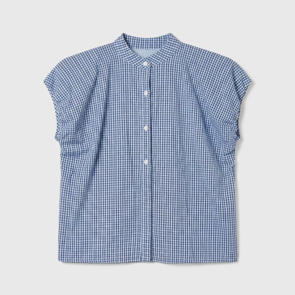 Johny Kells Blouse Blue Check