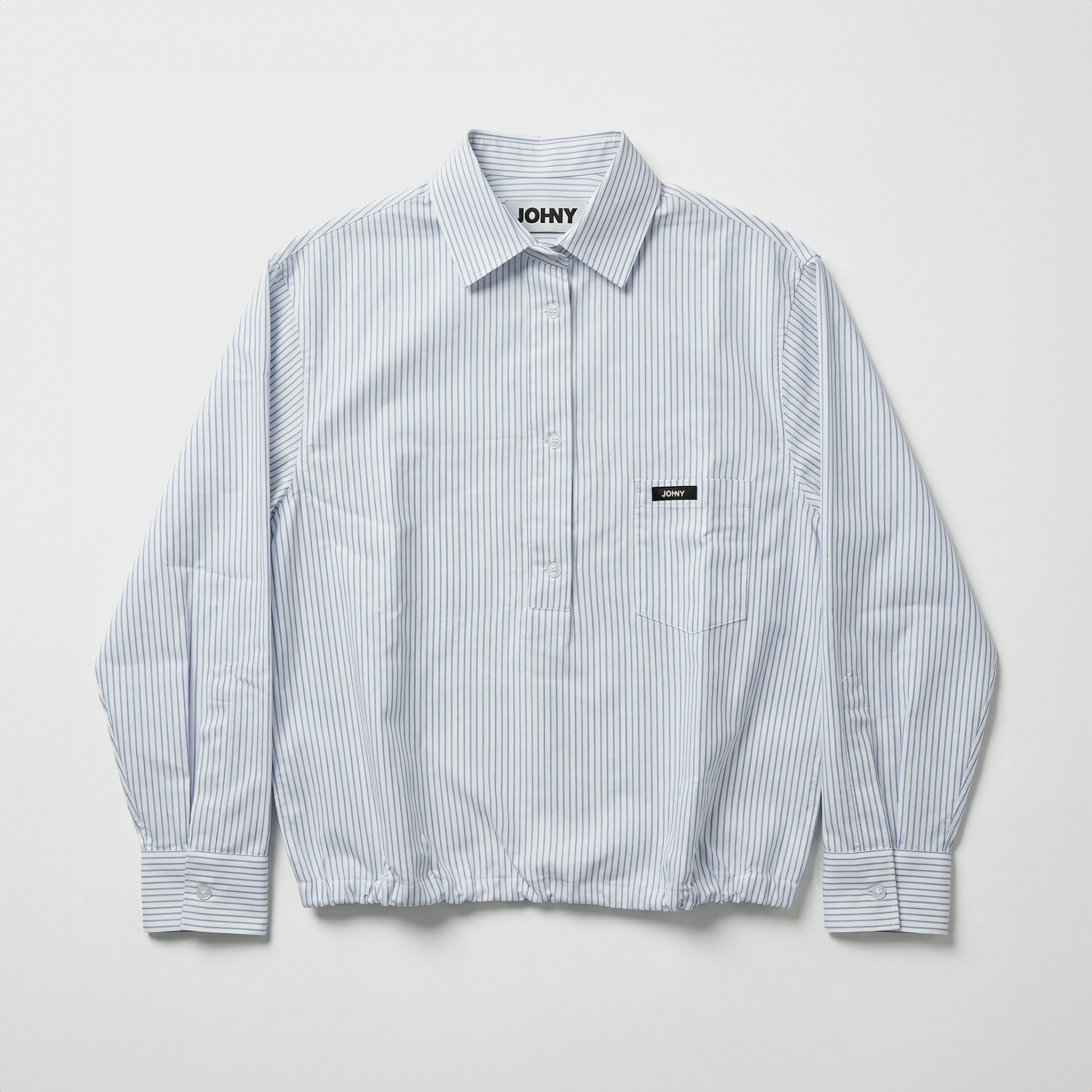 Johny Maddox Shirt Stripe Blue/ White
