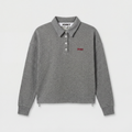 Johny Mellie Jersey Polo Long Sleeve Grey