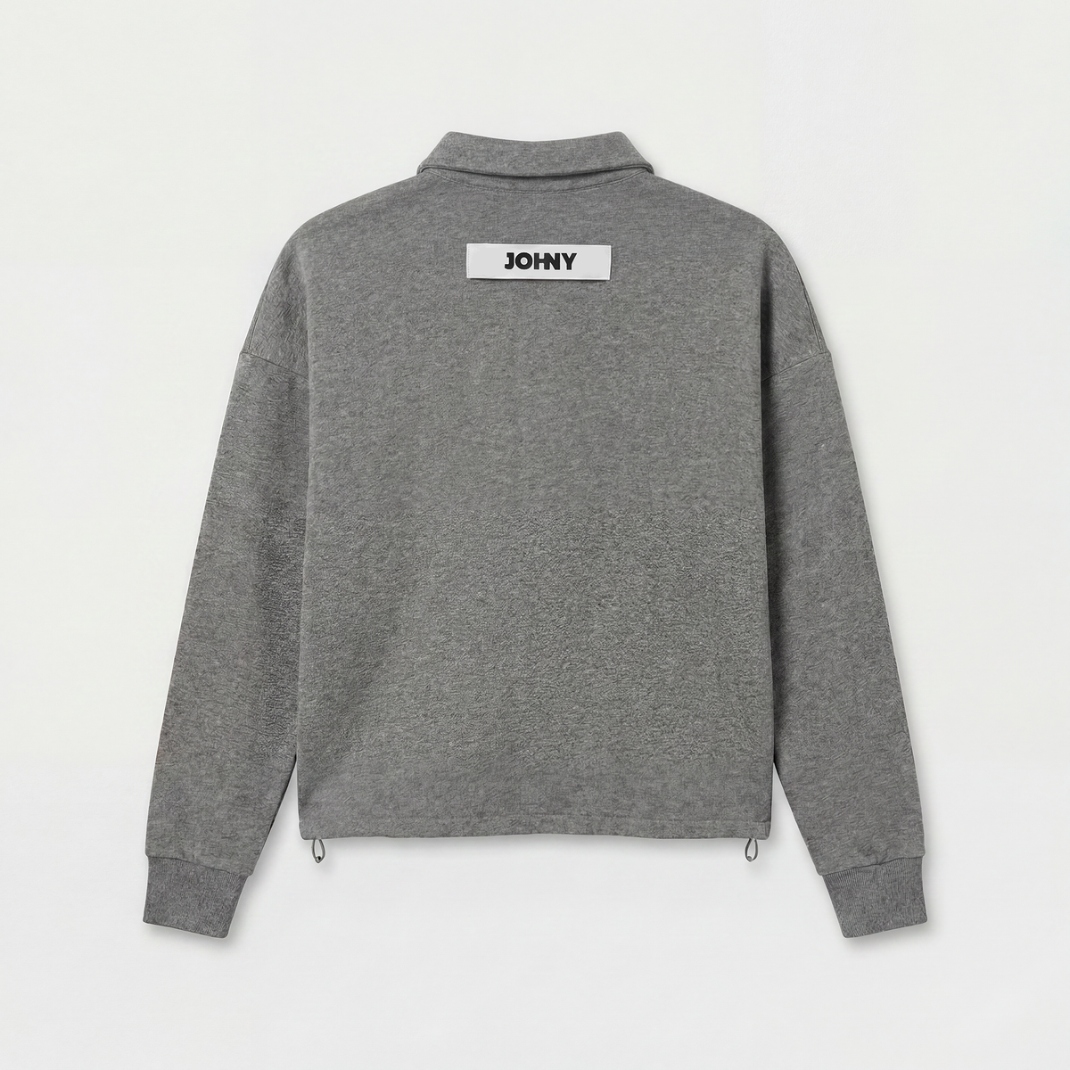 Johny Mellie Jersey Polo Long Sleeve Grey