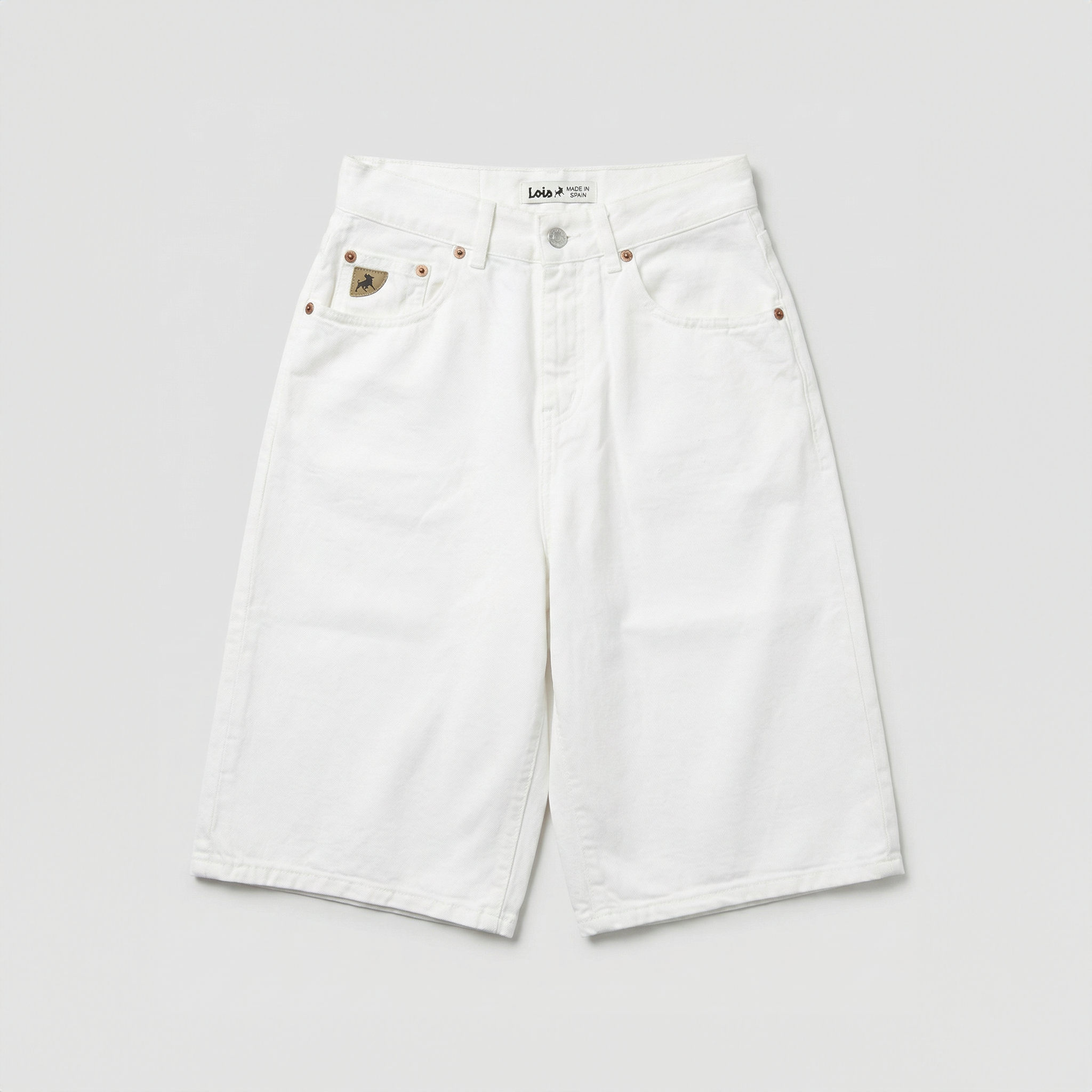 Lois Jeans Camille Short White