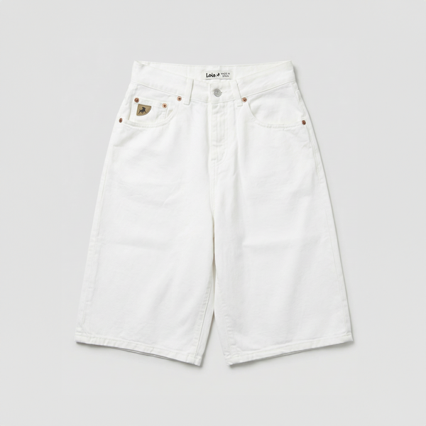 Lois Jeans Camille Short White