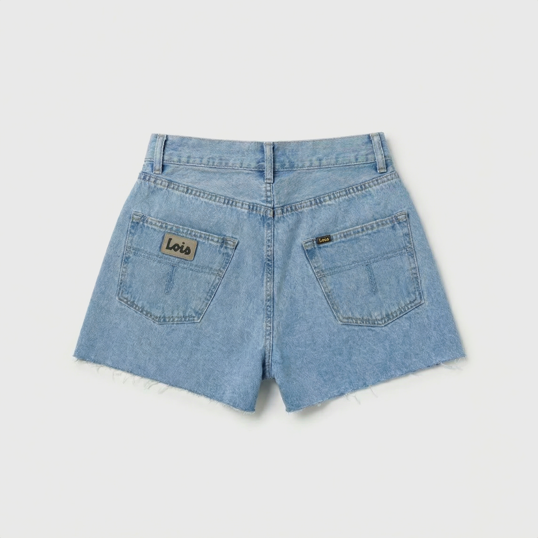 Lois Jeans Sandra Short Bleach Frayed