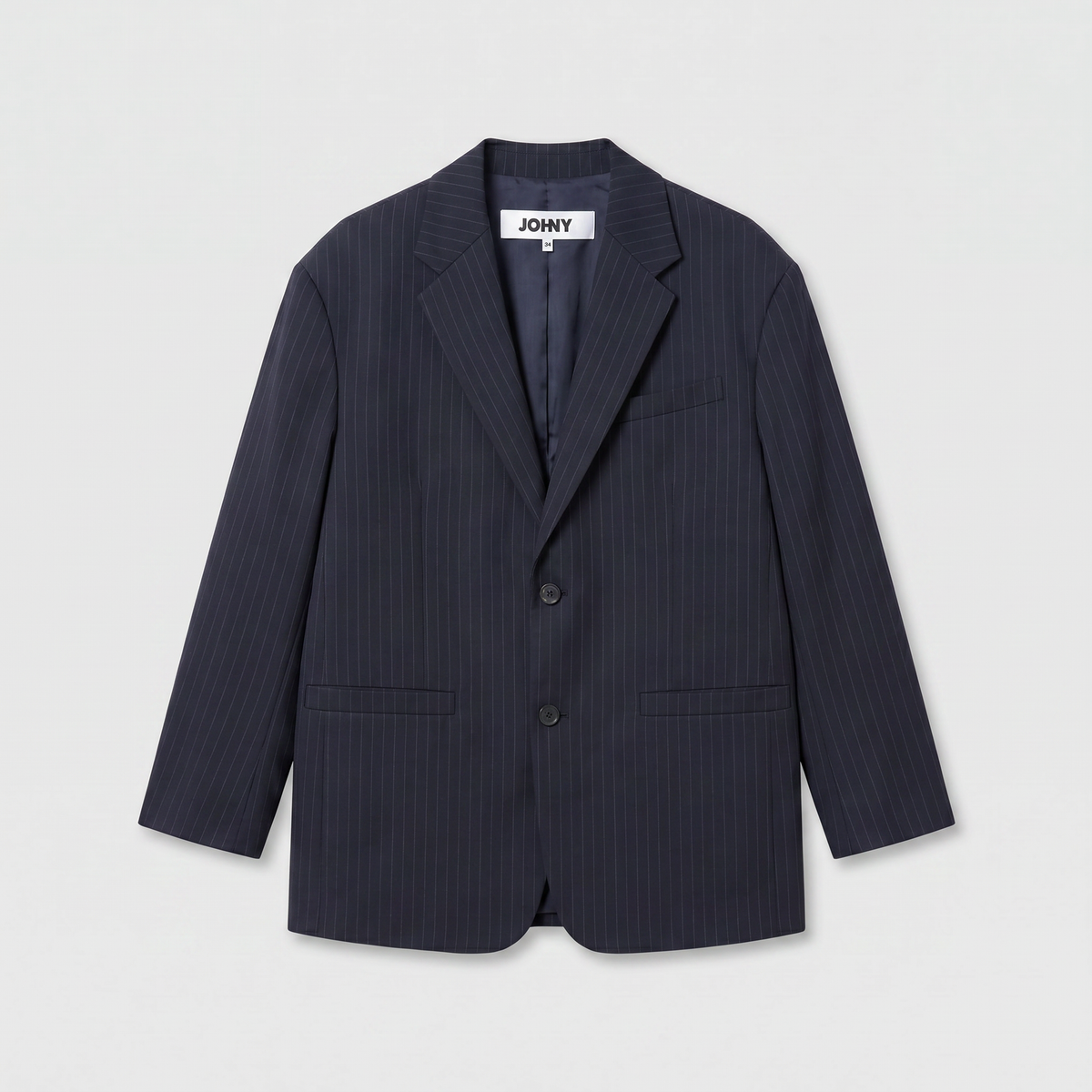 Johny Lola Blazer Navy Pinstripe