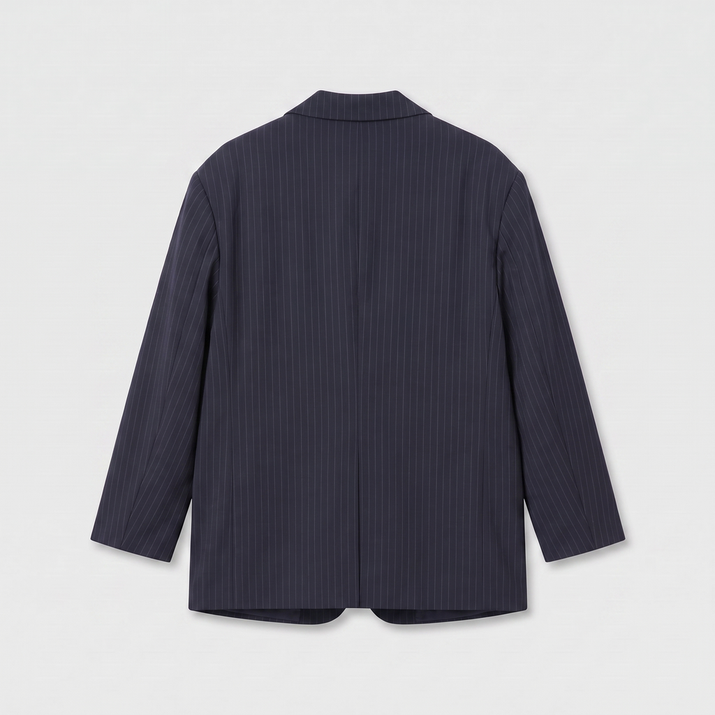Johny Lola Blazer Navy Pinstripe