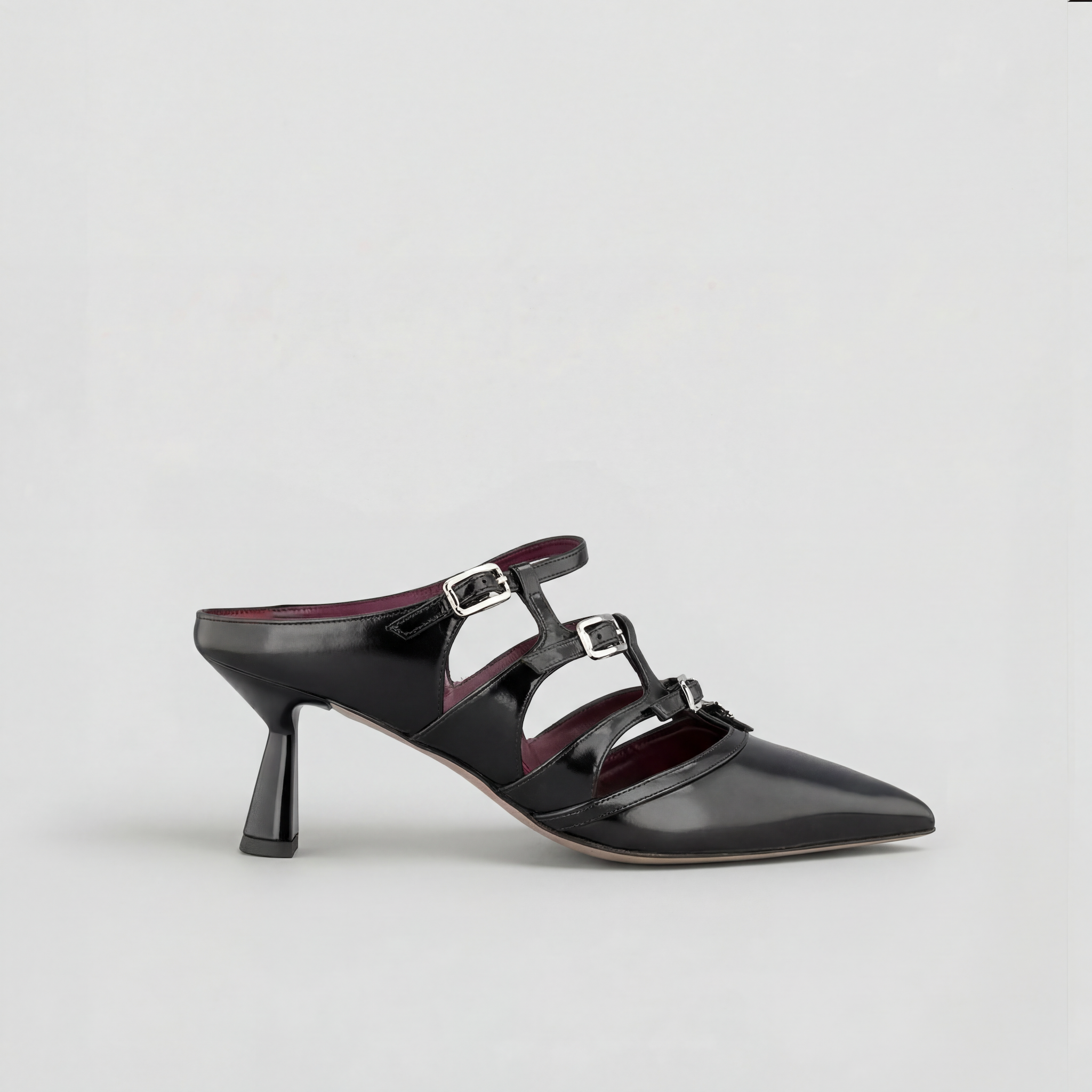 Morobé Simone 01 Sandal Black Shiny