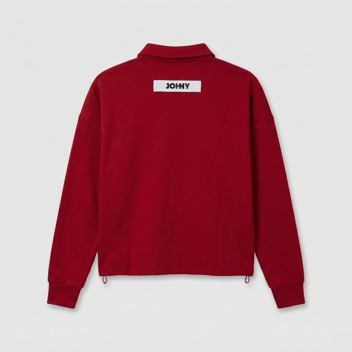Johny Mellie Jersey Polo Long Sleeve Burgundy