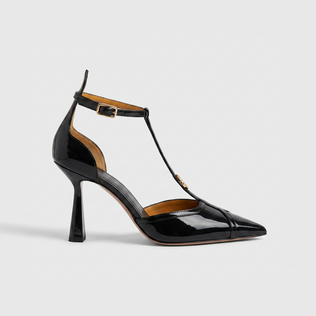 Morobé Madison 01 Sandal Black Vernis