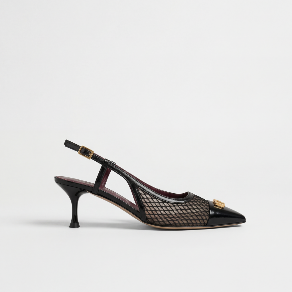 Morobé Delilah 02 Sandal Black Mesh