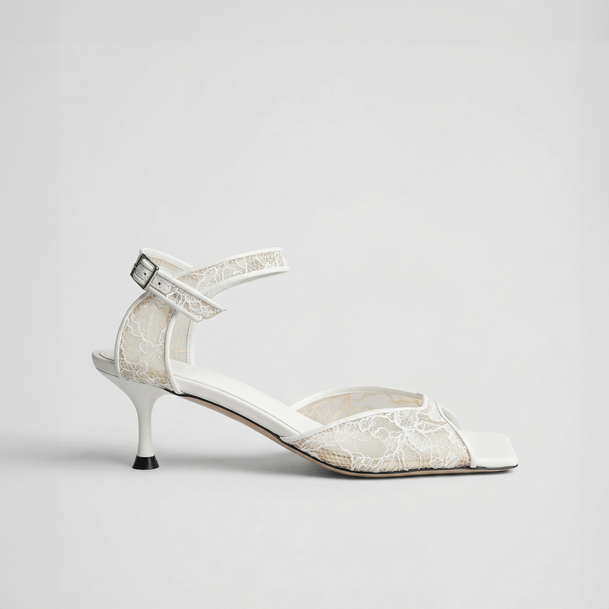 Morobé Griselda 15 Sandal Dentelle White