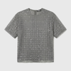Rotate Beaded Oversized Top Castor Gray