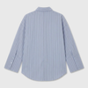 Rotate Poplin Oversized Shirt Blue