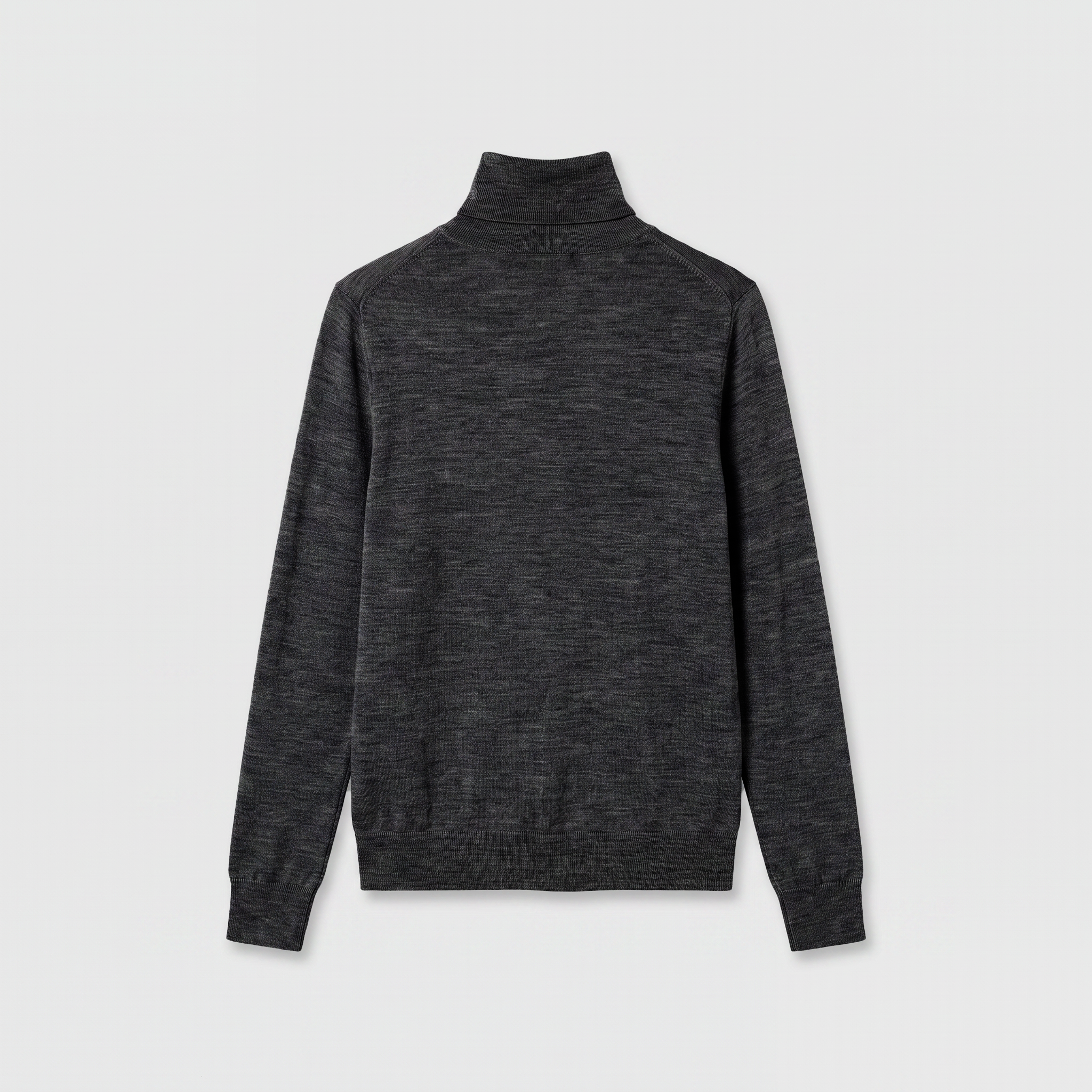 Róhe Fine Merino Turtleneck Anthracite Melange
