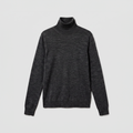 Róhe Fine Merino Turtleneck Anthracite Melange