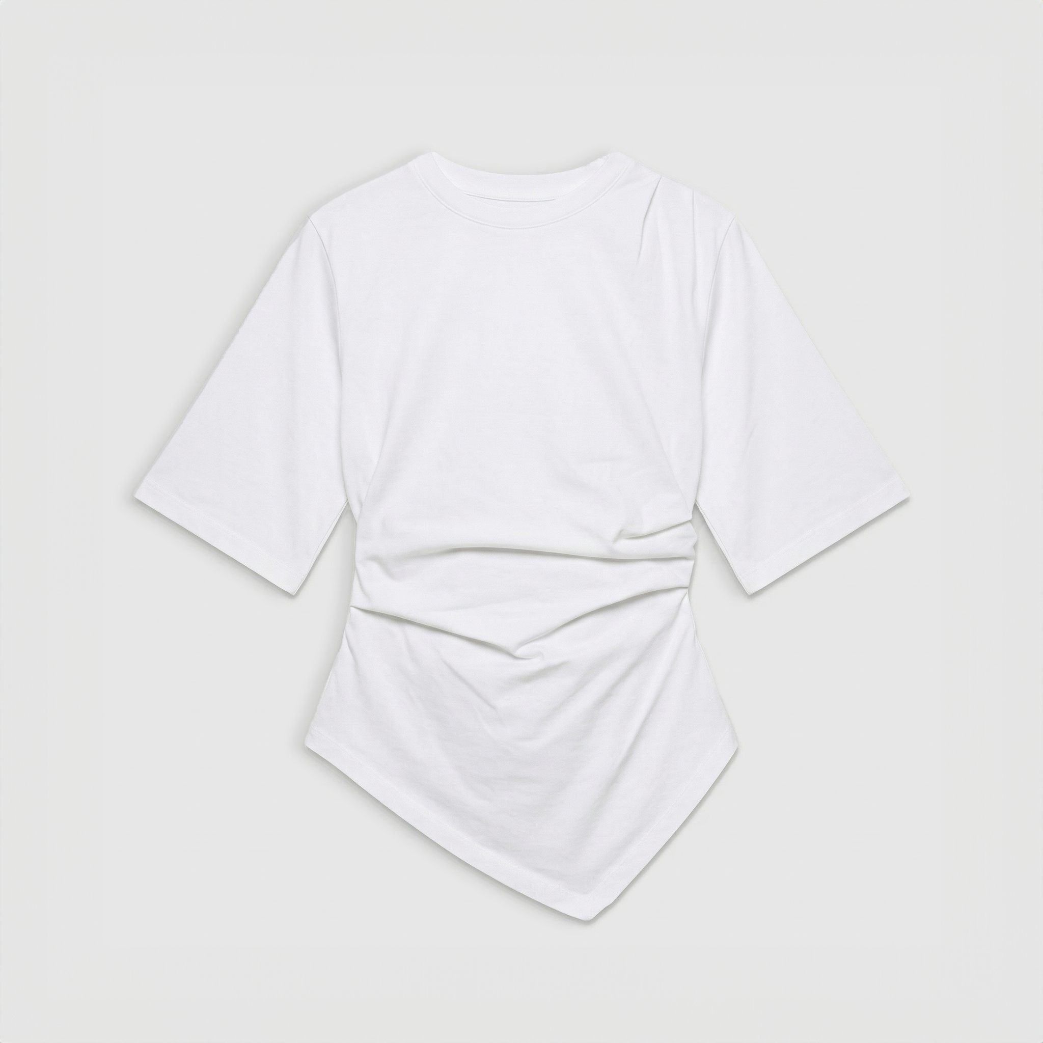 Róhe Reinvented Twisted T-Shirt White