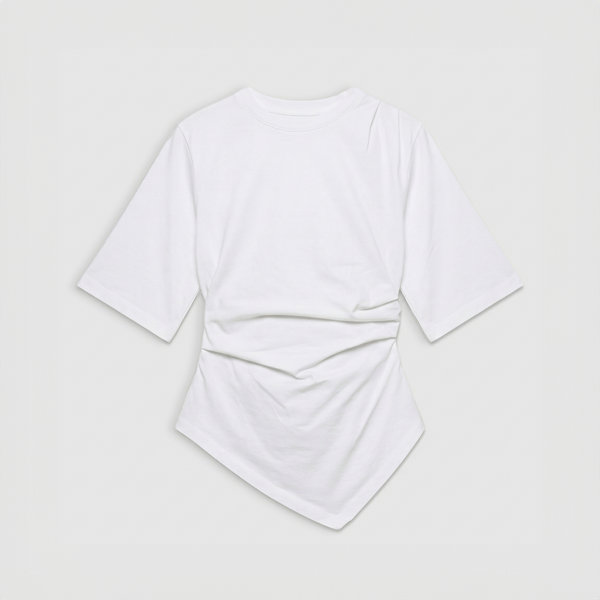 Róhe Reinvented Twisted T-Shirt White