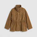 Róhe Sculptural Suede Jacket Sage