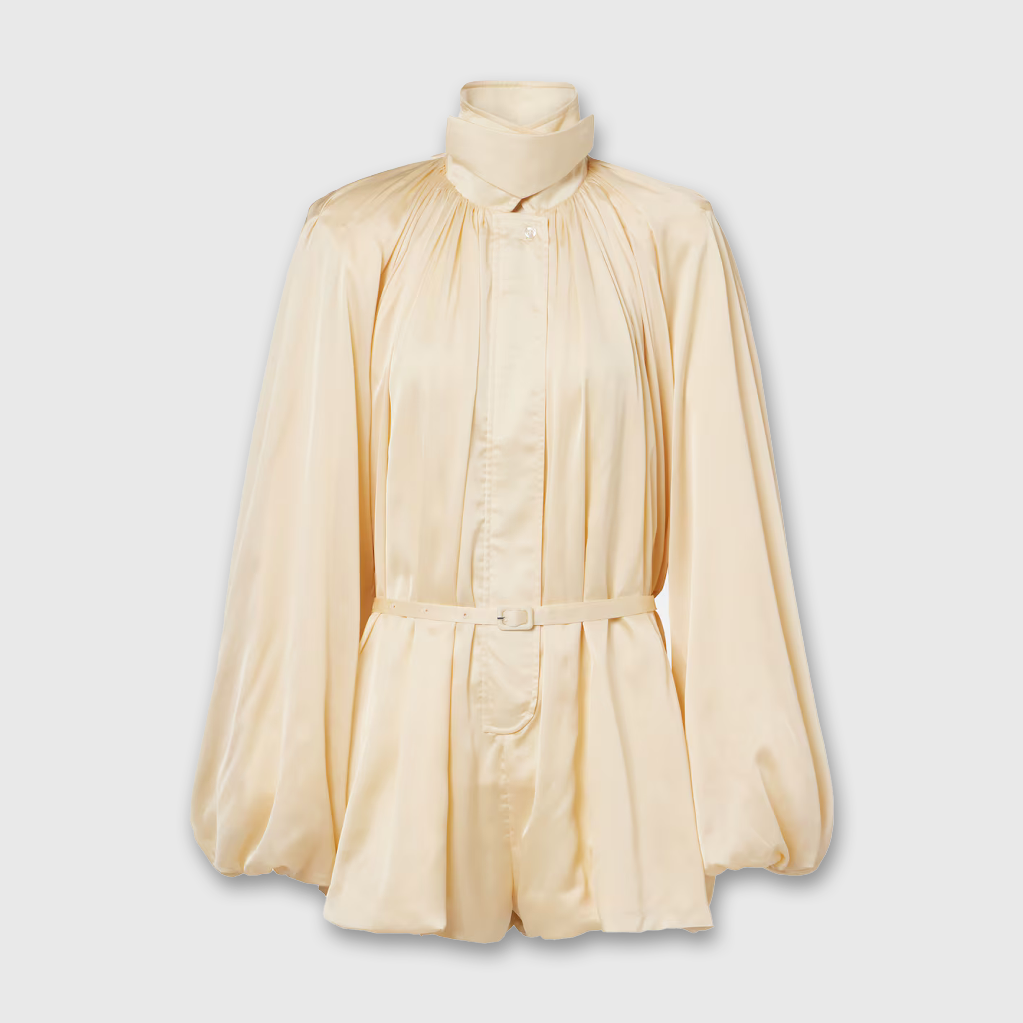 Rotate Chiffon Jumpsuit Italian Straw