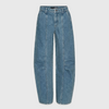 Rotate Denim Cargo Jeans Medium Blue Denim