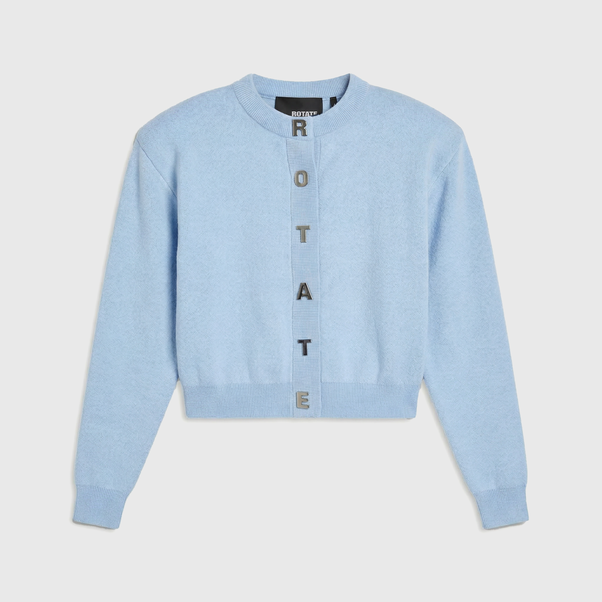 Rotate Firm Knit Cardigan Blue