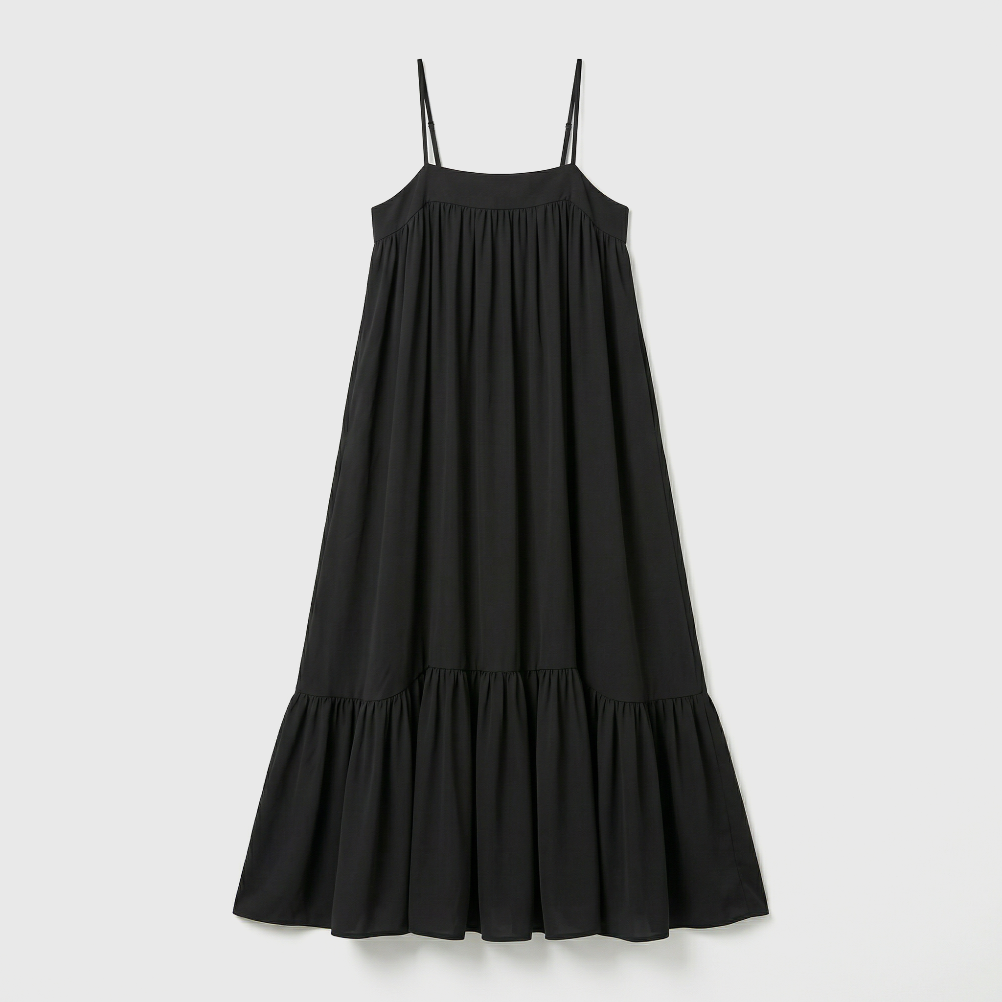 Rotate Midi Tent Dress Black