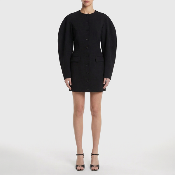 black rotate dress Rotate Tailored Mini Dress Black