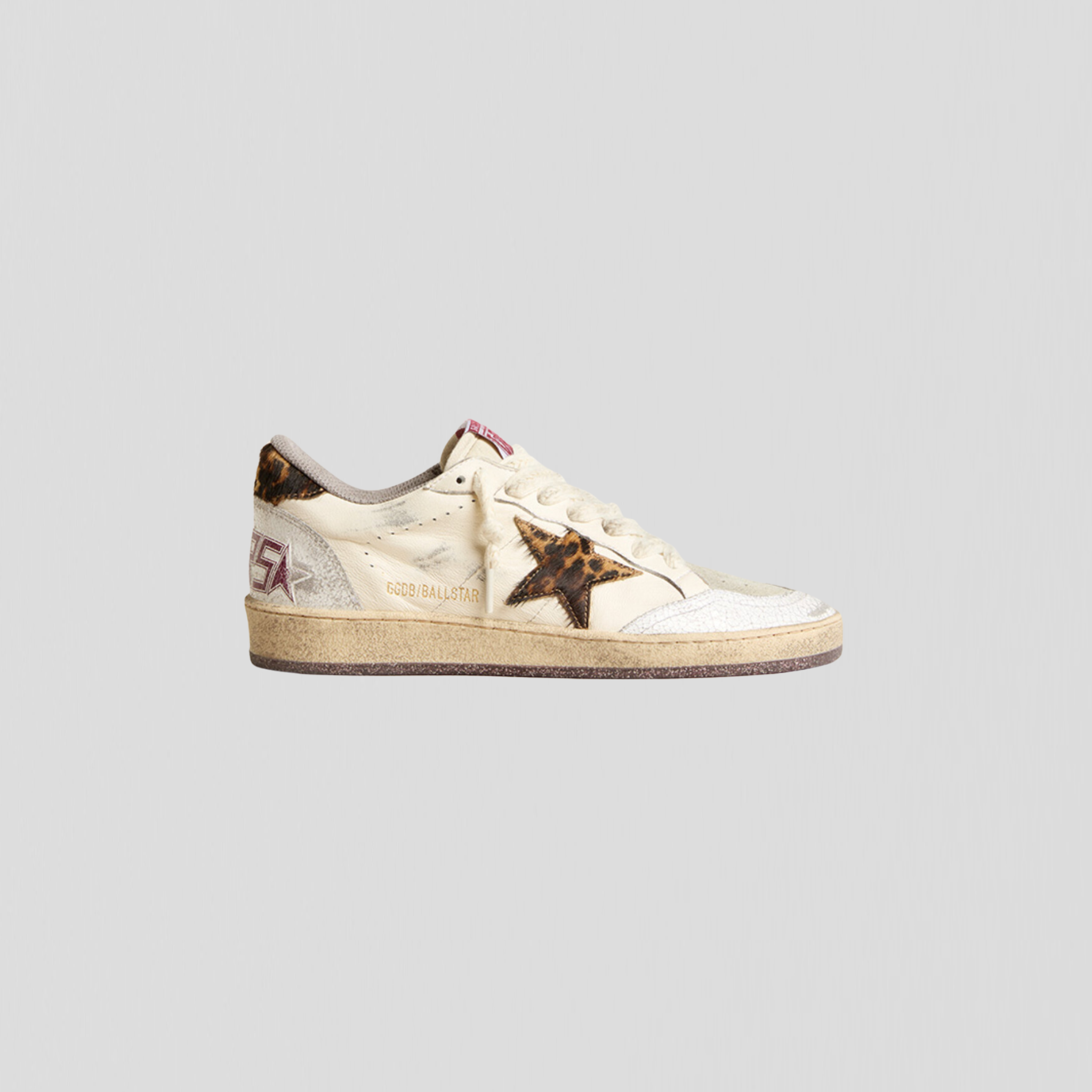 Golden Goose Ball Star White/ Beige/ Beige Brown Leo