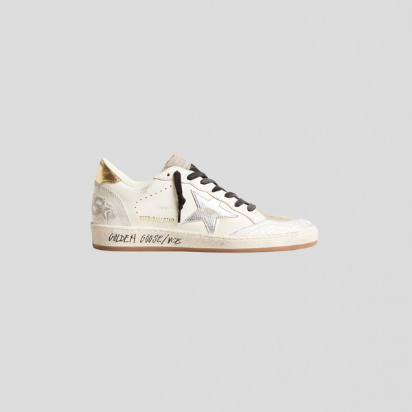 Golden Goose Ball Star White/ Silver/ Gold