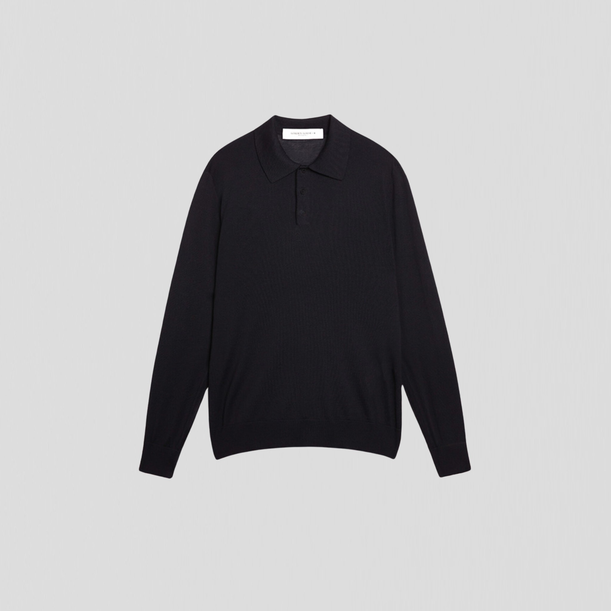 Golden Goose M's Knit Poloshirt Navy