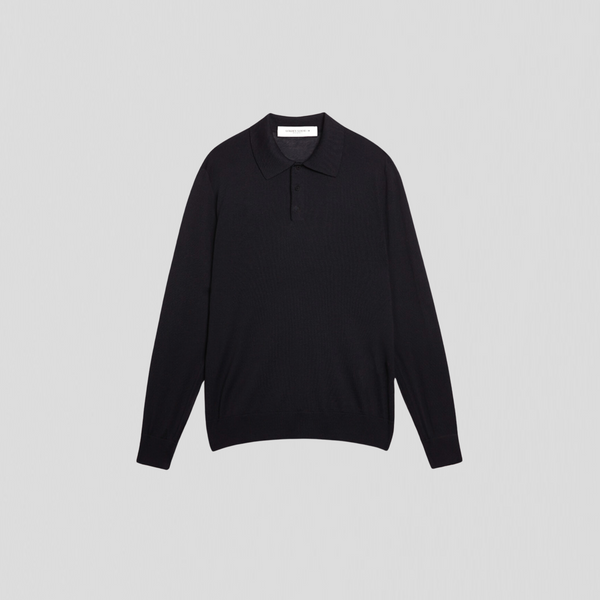 Golden Goose M's Knit Poloshirt Navy