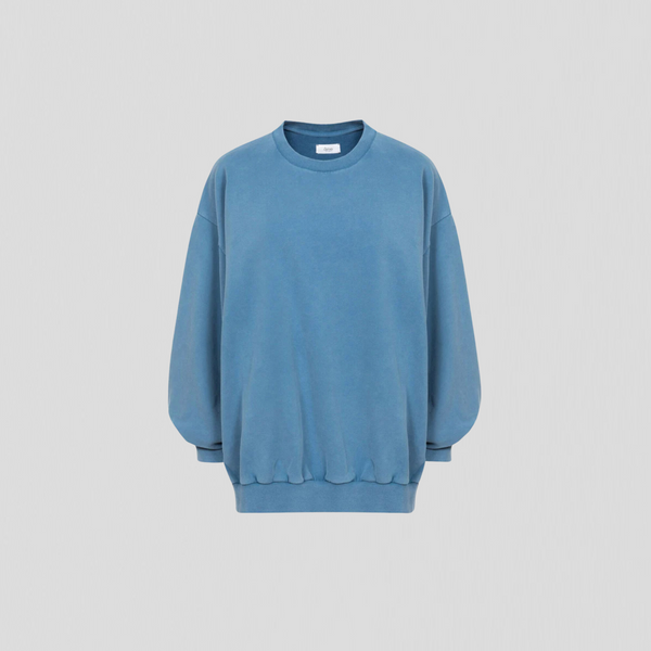 Âme Ulla Oversized Sweatshirt Vintage Blue