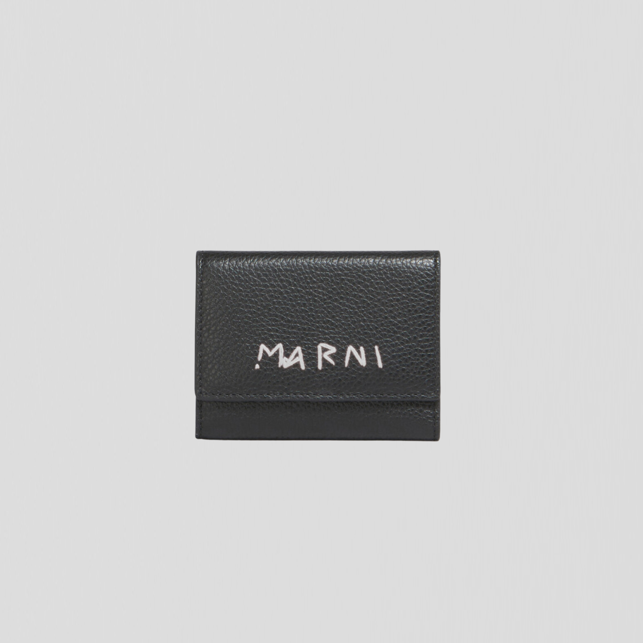 Marni Calf Leather Keyholder With Marni Mending Black