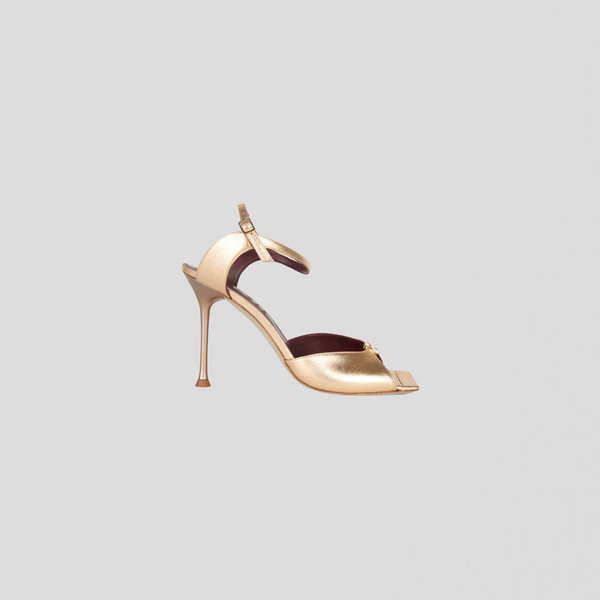 Morobé Mimi Logo 04 Sandal Soft Gold