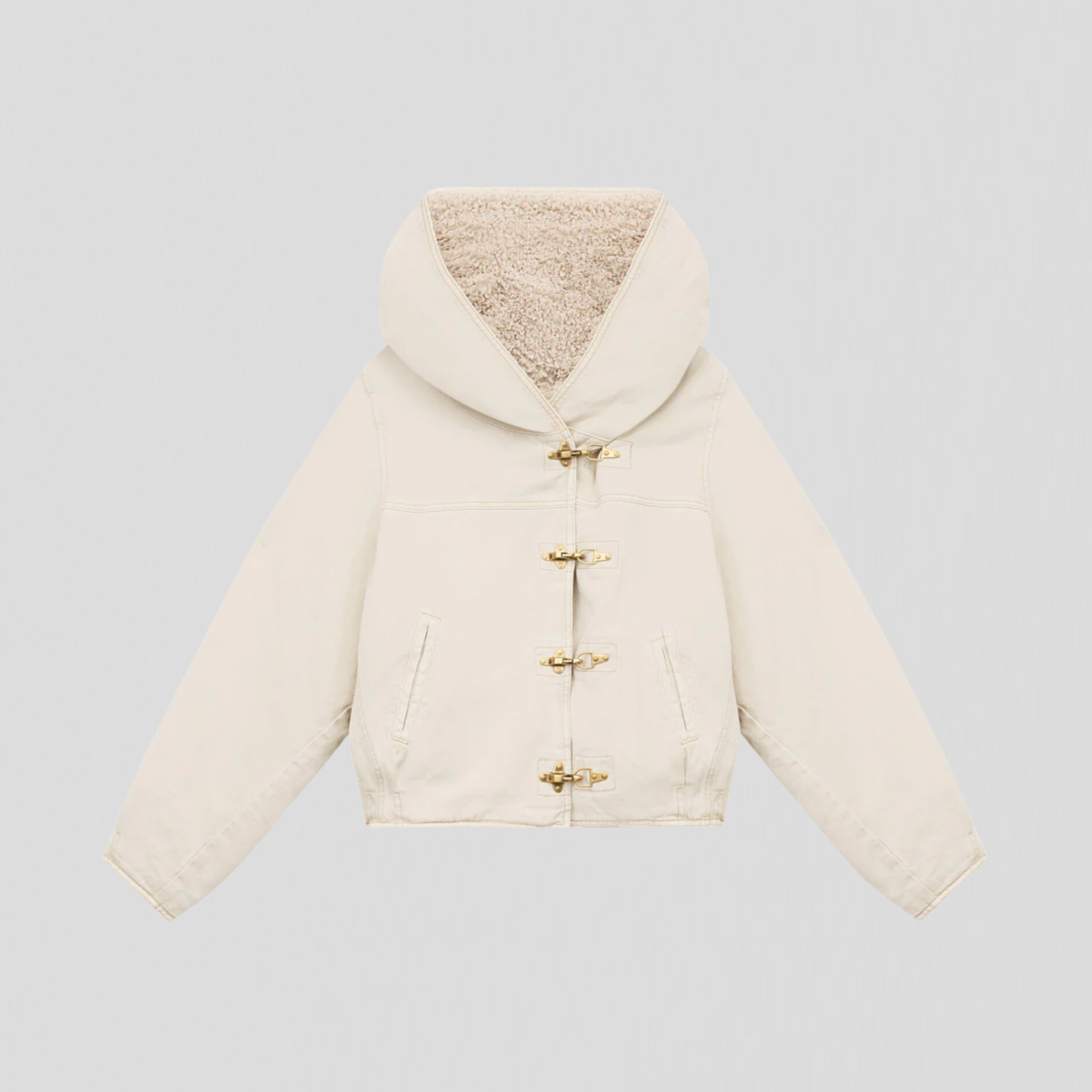 Isabel Marant Biane Coat Ecru