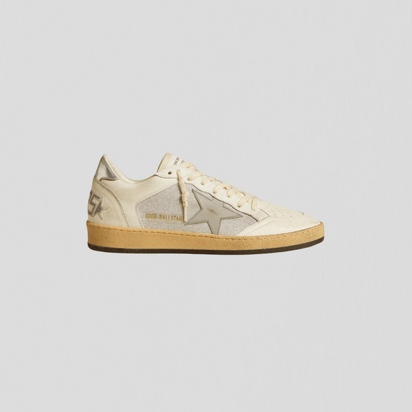 Golden Goose Ball Star Natural White/ Silver